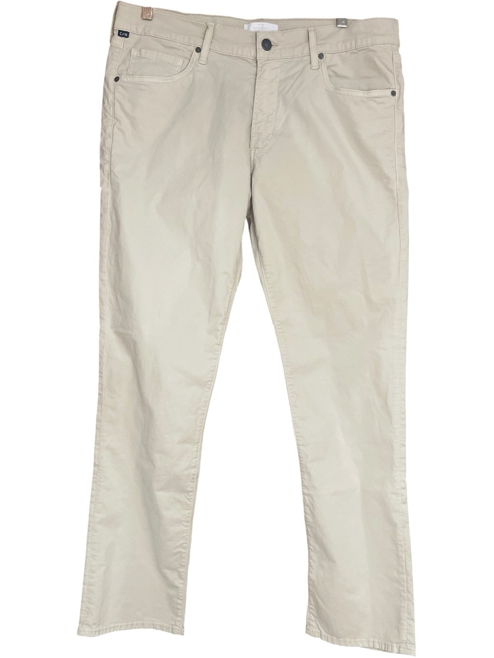 Citizens of Humanity Gage Slim Straight Stretch Chino Pants Beige